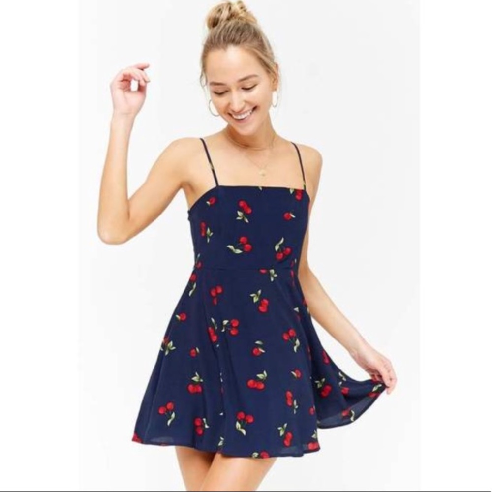 Forever21 Cherry print dress
